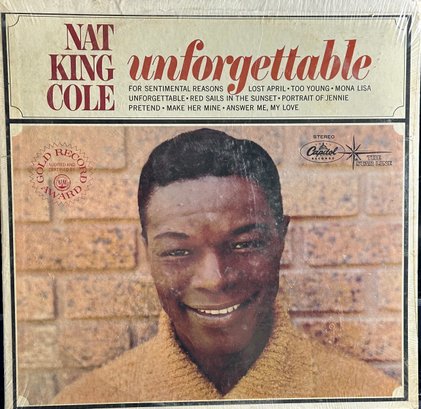 SEALED Nat King Cole Unforgettable RECORD LP