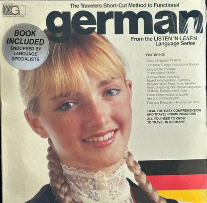 SEALED Learn To Speak German RECORD LP