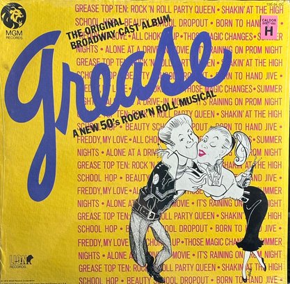 SEALED Grease! Original Broadway Soundtrack. RECORD LP