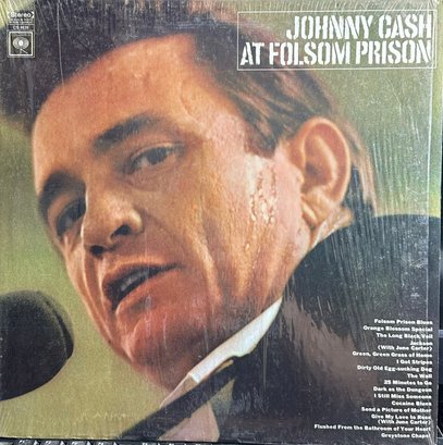 Johnny Cash AT FOLSOM PRISON Lp, Record, Vinyl