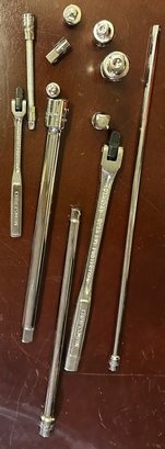 12 Piece Craftsman Tool Lot New Ratchets, Sockets, Extensions,