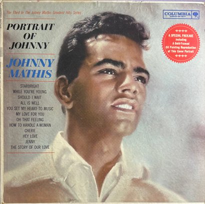 JOHMMY MATHIS PORTRAIT OF JOHNNY VINYL LP RECORDS