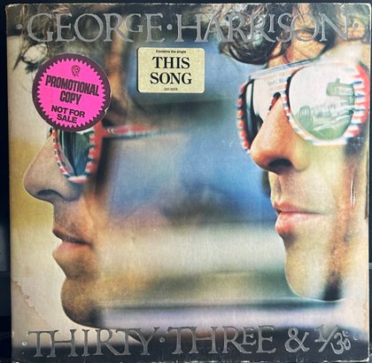 George Harrison 33 & 1/3rd PROMO LP RECORD