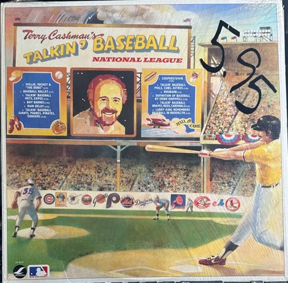 Terry Cashman's Talkin' Baseball National League LP RECORD