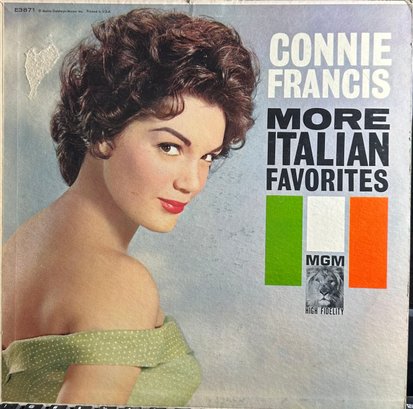 Connie Francis More Italian Favorites E3871 LP RECORD E/E
