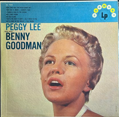 PEGGY LEE BENNY GOODMAN HL 7005 LP RECORD E/E