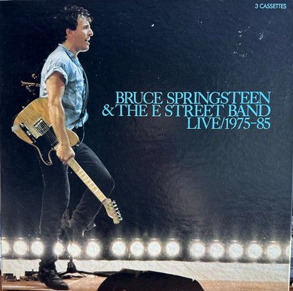 Bruce Springsteen & The E Street Band Live 1975-1985 3 Cassette Tape Box Set