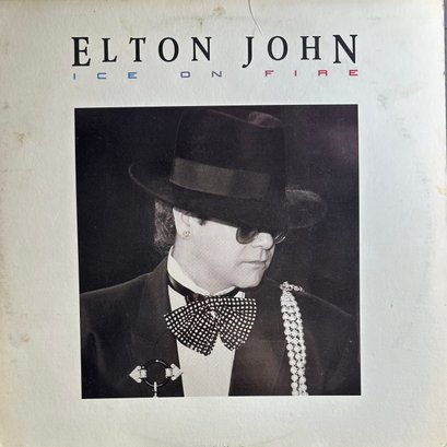 ELTON JOHN ICE ON FIRE LP RECORD
