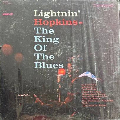 Lightning Hopkins The King Of The Blues LP RECORD
