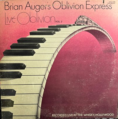 BRIAN AUGER'S OBLIVION EXPRESS LIVE OBLIVION VOL. 2 Gatefold  LP RECORD