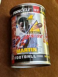 PINNACLE 97 CARDS Curtis Martin NEW Unopened Collectors Can 6 Cards