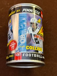 PINNACLE 97 Kerry Collins NEW Unopened Collectors Can 6 Cards