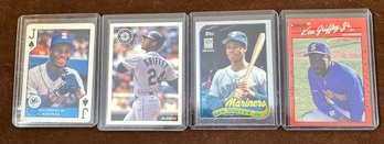 4 KEN GRIFFEY JR. CARDS