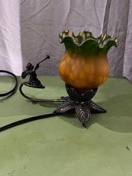 Vintage Aura Galaxy Table Metal Lamp Angel/Cherub