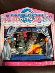 Happy Family Puppet Show In Original Box