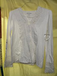 Soft Surroundings Long Sleeve Shirt (NWT) New With Tags XS