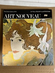 1969 The Colour Library Of Art Nouveau With 54 FABULOUS Color Pics