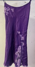 Victoria Secret Silk Purple Slip/Lingerie S