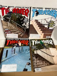 Lot Of 4 Thrasher Magazines - June, July, August, September 2011