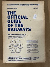 The Official Guide Of The Railways May 1972