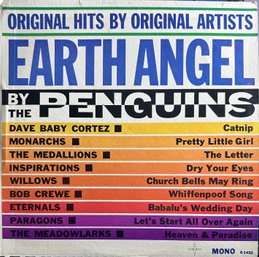 ORIGINAL HITS BY ORIGINAL ARTISTS  EARTH ANGEL BY THE PENGUINS VINYL RECORD