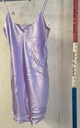 Victoria Secret Lavender Silk Slip/Lingerie NWT P