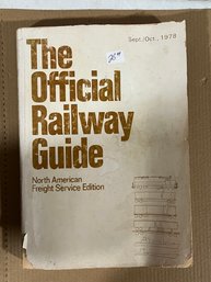 The Official Guide Of The Railways Sept/Oct 1978