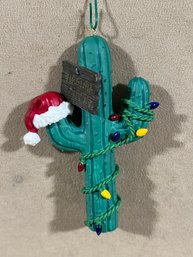 Virginia City NV Cactus Ornament