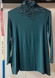Soft Surroundings Teal Top NWT PXS