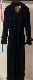 Newport News Black Full Length Coat NWT 8