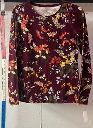 Talbots Multi Color Top NWT XS
