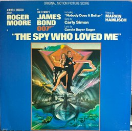 James Bond 007 THE SPY WHO LOVED ME Original Motion Picture Soundtrack LP, Vinyl, Record