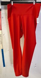 Old Navy Active Red Leggings NWT XXL