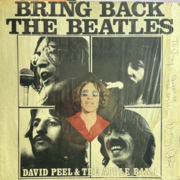 DAVID PEEL & THE APPLE BAND BRING BACK THE BEATLES SIGNED By David Peel LP, Record, Vinyl