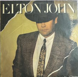 ELTON JOHN BREAKING HEARTS LP Record, Vinyl