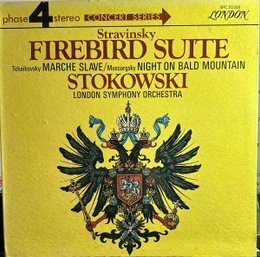 Stravinsky Firebird Suite Stokowski Marche Slave / Night On Bald Mountain LP Record, Vinyl