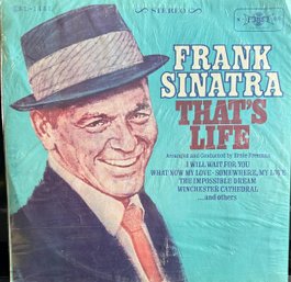 Import FRANK SINATRA Thats Life Orange Colored Vinyl Record