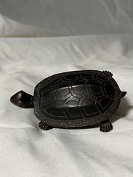 Brass Turtle With Moving Arms And Legs And Trigger To Move Its Head