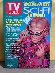 TV Guide 1993 #2104 July 24-30 Armin Shimerman Quark Star Trek Sci Fi Issue