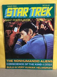 1976 STAR TREK Original TV Giant Poster Book Voyage FIFTEEN Spock KIRK Shatner