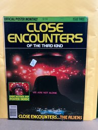 1978 CLOSE ENCOUNTERS OF THE THIRD KIND OFFICIAL POSTER MONTHLY ISSUE 3