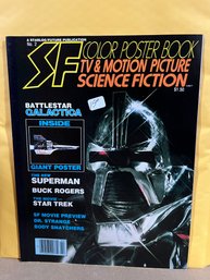 1978 SF Color Poster Book Magazine W Fold Outs- Battlestar