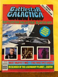 Battlestar Galactica Movie Poster Magazine 1978 #1 Foldout Giant Poster