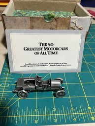 Danbury Mint '50 Greatest Motor Cars Of All Time' - Pewter 1937 Itala 40 HP