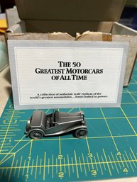 Danbury Mint '50 Greatest Motor Cars Of All Time' - Pewter 1946 MG-TC
