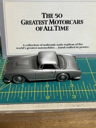 Danbury Mint '50 Greatest Motor Cars Of All Time' - Pewter 1959 Maserati 3500 GT