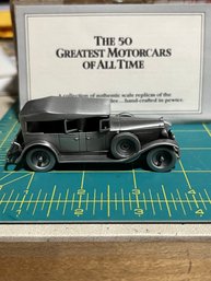Danbury Mint '50 Greatest Motor Cars Of All Time' - Pewter 1929 Packard 640