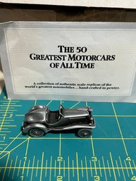 Danbury Mint '50 Greatest Motor Cars Of All Time' - Pewter 1935 Fiat 508S