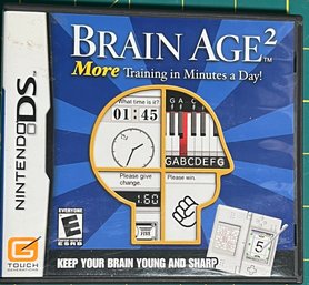 Nintendo DS - Brain Age 2 Game Cartridge