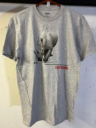 Protect Souvenir T-Shirt - End Poaching - Grey M